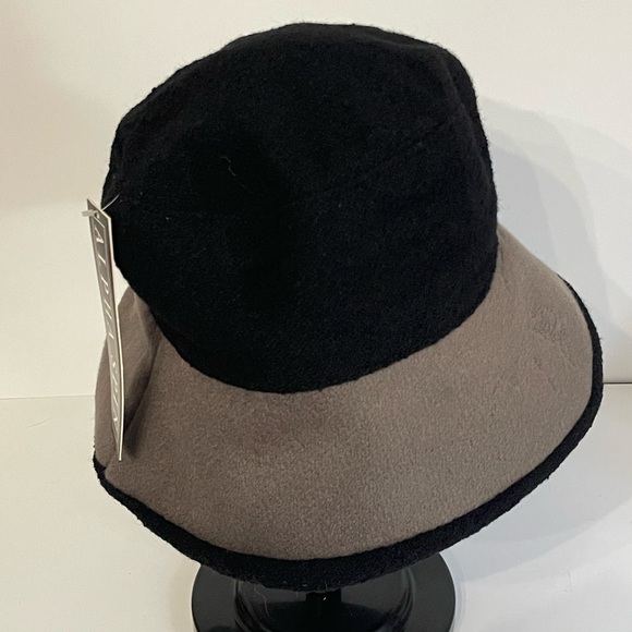 Alpha Spin Two Toned Tan & Black Wool Blend Bucket Hat or Bowl Hat Made in USA main image 11